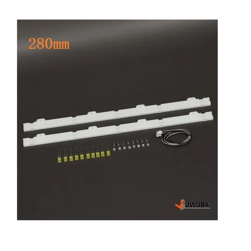 RC 1/14 LED-Seitenleuchten für Tamiya Hydraulikbagger, Lader, Muldenkipper für SCANIA MAN VOLVO, DIY-Teile – Detail 4