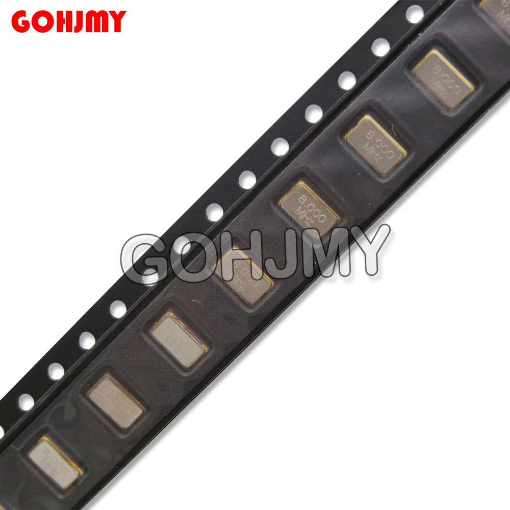 10PCS SMD 3225 SMD passive quartz crystal oscillator 8Mhz 10Mhz 12Mhz 16Mhz 20Mhz 24Mhz 26Mhz 30Mhz 32Mhz 40Mhz 48Mhz 8.000Mhz
