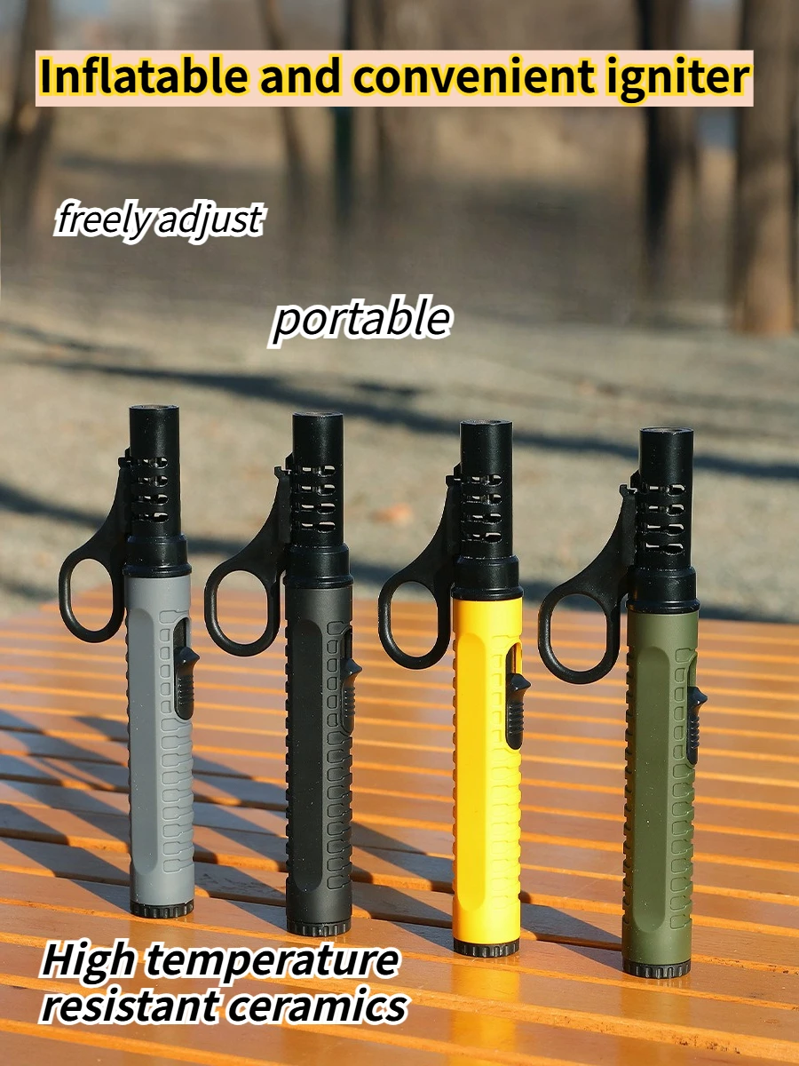 

New Outdoor Multifunctional Igniter Portable Camping Barbecue Stove Accessories Inflatable EDC Igniter
