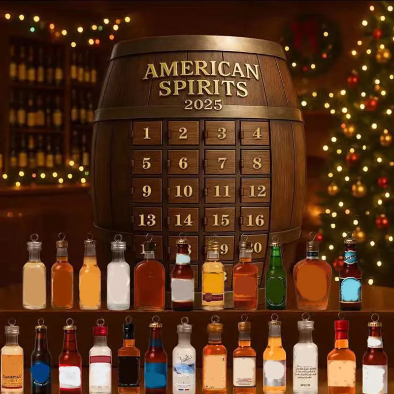 

Christmas Decor Beer Advent Calendar Christmas Whisky Advent Calendar Desktop Ornament Christmas Gift