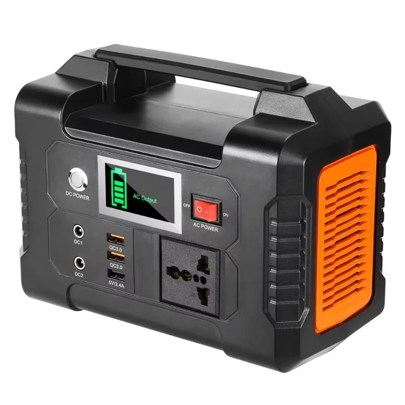 200W Portable Power Station 40800mAh Solar Generator 110V AC Outlet DC USB Ports Lithium Battery  Supply