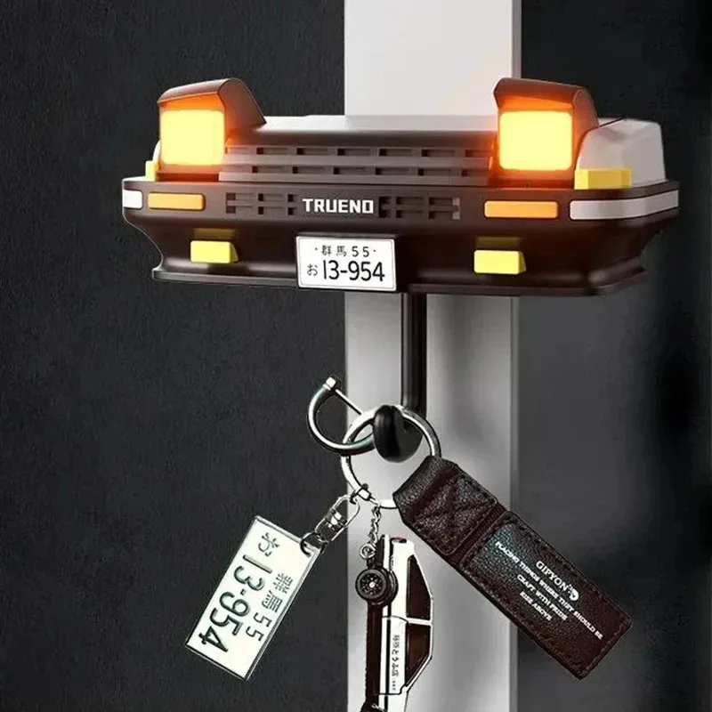 Porte-clés décoratif en forme de phare de voiture AE86, support mural pour clés |   Porte-clés cool sur le thème automobile pour les passionnés de voitures