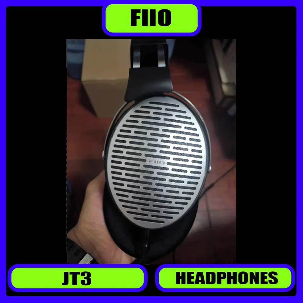 

Наушники FiiO JT3 с открытым дизайном, динамический драйвер 50 мм, композитная диафрагма PEK+PU, съемный кабель 3,5 мм с микрофоном, уникальный дизайн