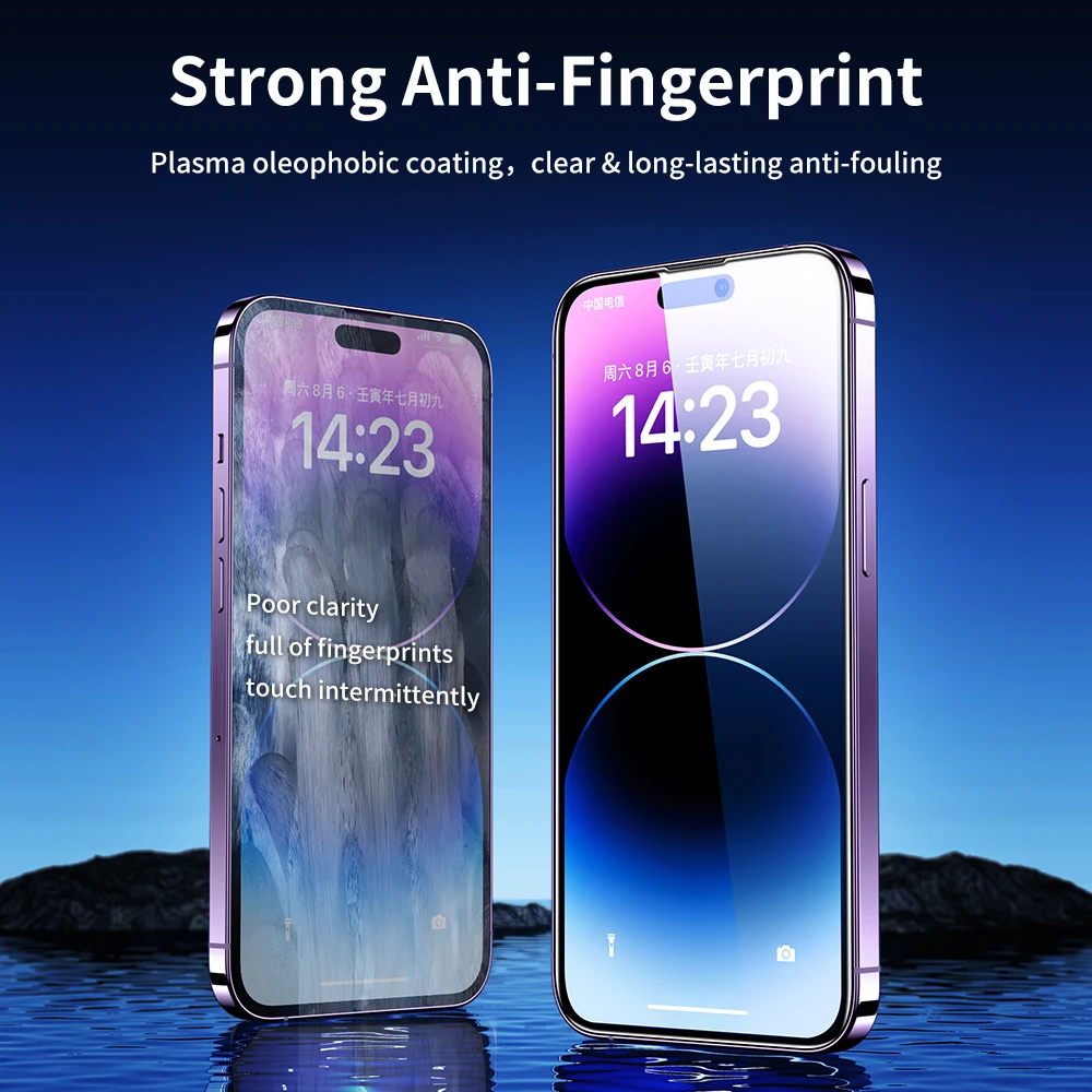 SmartDevil for iPhone 14 Pro Max 13 Full Cover Screen Protector Tempered Glass One touch Easy install Edge to Edge Clear