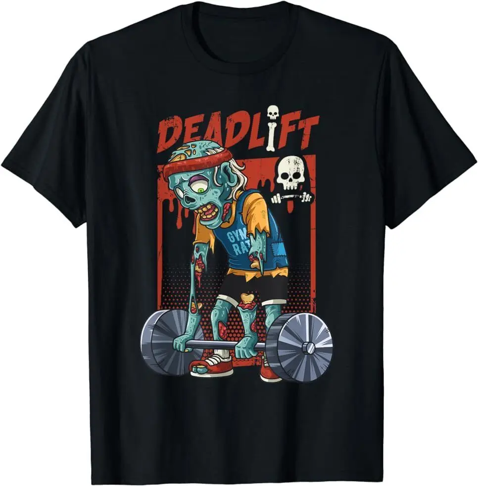 

NEW LIMITED Zombie Deadlift Weightlifting Fitness Gym Workout T-Shirt Size S-5XL