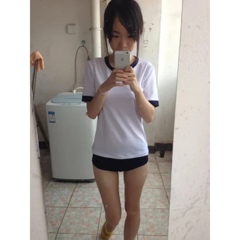 2025 aaa 일본 여학생 코스프레 유니폼 스포츠웨어 약간 투명한 고탄력 슈퍼 귀여운 로리타 섹시 애니메이션 코스프레