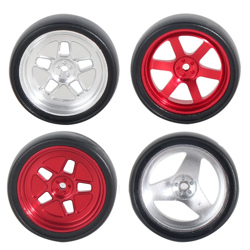 1:18 LDRC AE86 A86 LD1801 LD1802 LD1803 LD1804 A01 A02 Metal 32mm RC Hard Drift Tire Wheel Hard Tyre 1/18 RC Car Upgrade Parts