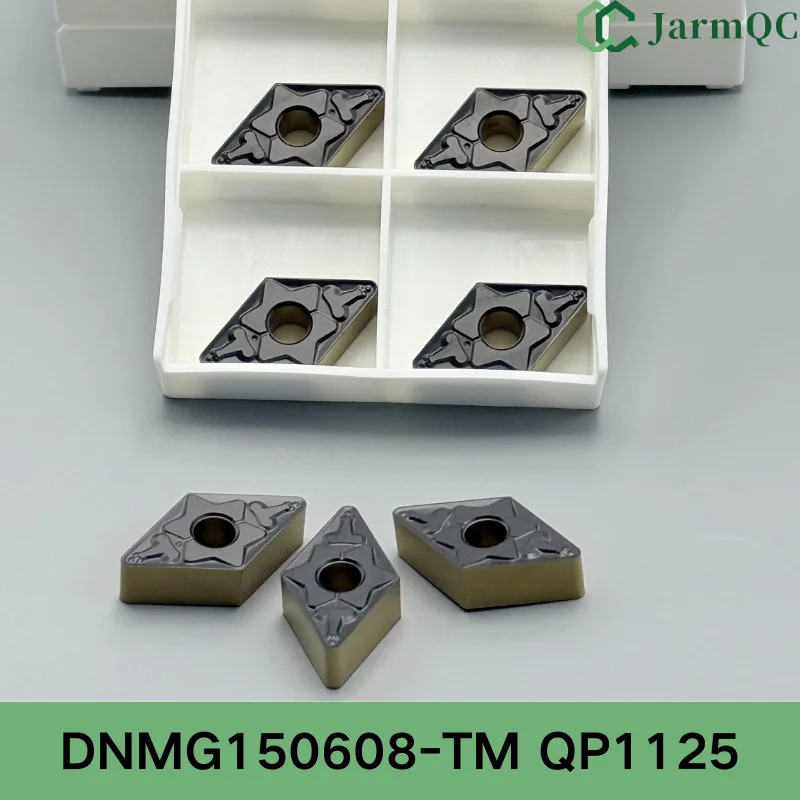 

Carbide Turning Inserts DNMG150604-TM for Semi-Finishing Cutting Steel DNMG Insert for Lathe Turning Tools 10 PCS CVD Coating
