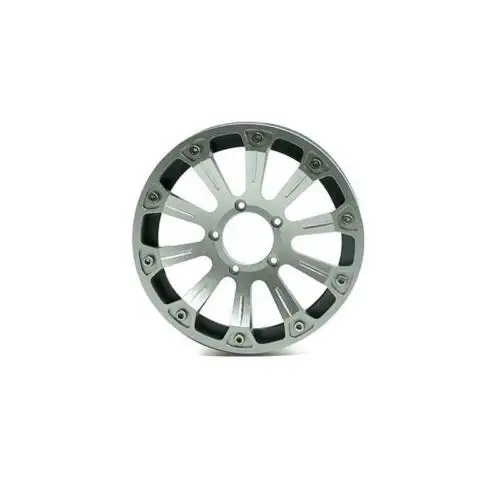 Metal 2.8inch Silver Ice CNC Rim Wheel Hub for RC 1/6 SIXER1 Samurai Crawler Car TH16584-SMT2