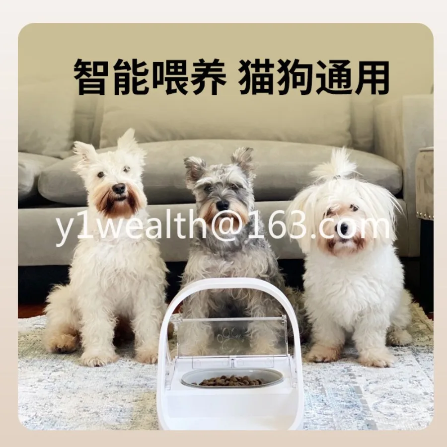 Smart chip recognizes multi-cat automatic feeder to keep cats and dogs fresh