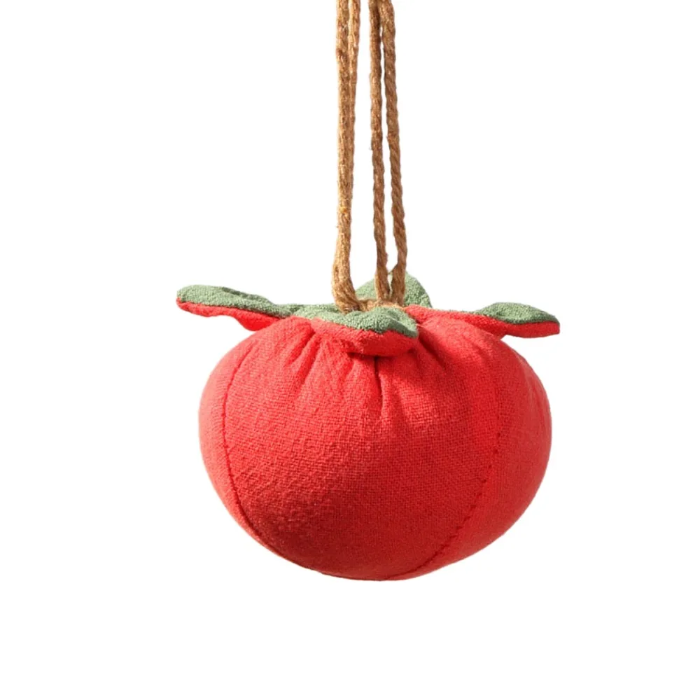 

Coin Purse Persimmon Blessing Bag Lucky Pouch Hanfu Decoration Chinese Style Sachet Cotton Linen Small Item Bag Jewelry Bags