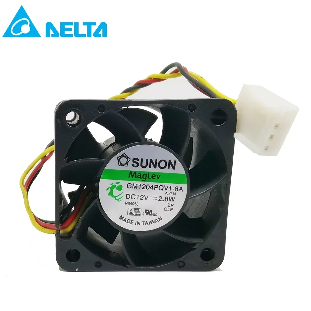 

For Sunon GM1204PQV1-8A DC12V 2.8W 4CM 4028 40*40*28MM 3-line 1U 2U server fan 9200rpm 14CFM