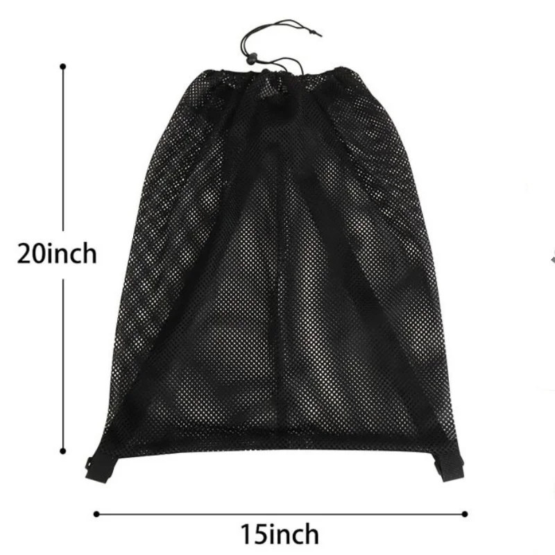 الرباط شبكة حقيبة الظهر المحمولة كرة القدم كرة السلة أكياس التخزين الرياضة السفر لعبة المشي لمسافات طويلة أكياس سوبر ماركت التسوق الجيب #5
