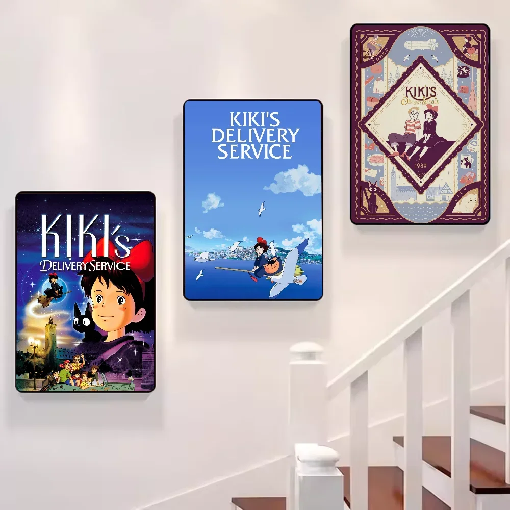 أنيمي K-Kikis D-التوصيل خدمة جيجي المشارك HD الفن لزجة جدار مقاوم للماء غرفة المعيشة المنزلي غرفة نوم بار الديكور الجمالي #3