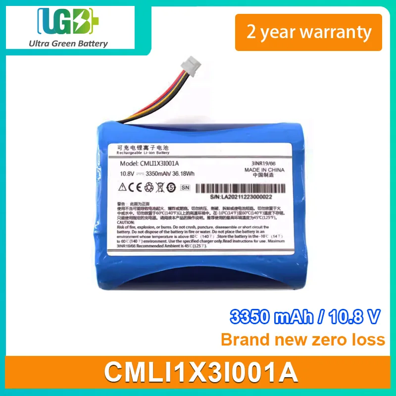 UGB New Battery For Comen CMLI1X3I001A medical Battery 3350mAh 36.18Wh 10.8V