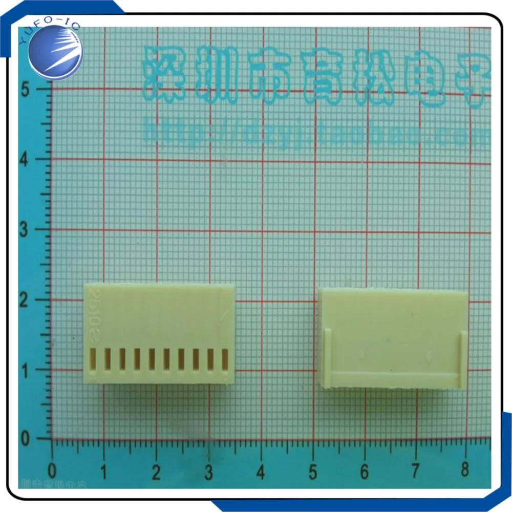 10PCS/LOT 10PIN KF2510 The plastic shell KF2510-10P plug plug type connector spacing of 2.54MM terminal