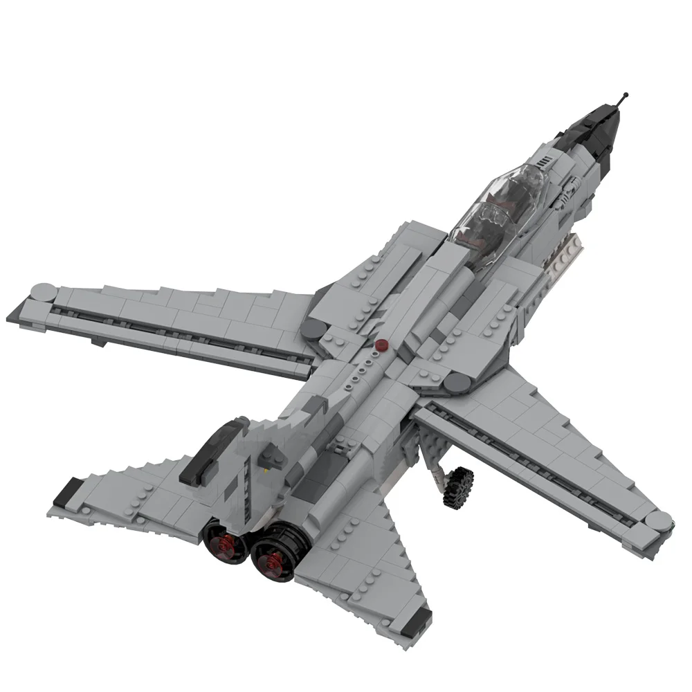 MOC Panavia TORNADO 1:32 Minifigure Scale Building Blocks ทหาร Bomber Fighter Jet ปริศนาอิฐของเล่นของขวัญ