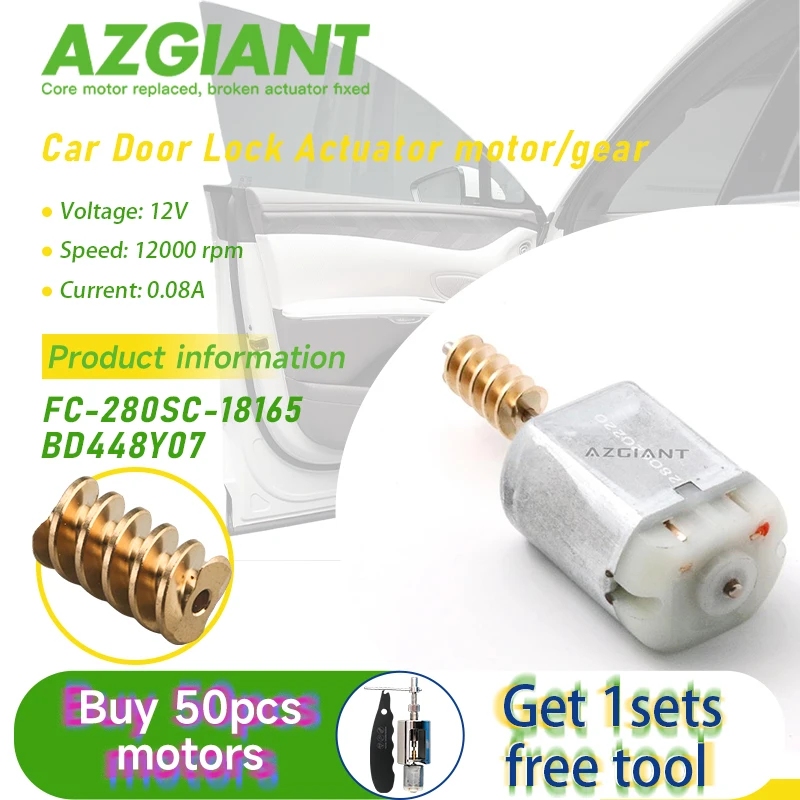 Car Central Door Lock motor Gears FC-280SC for VW Arteon Skoda Enyaq IV 5AC 5AZ Audi Q3 F3B F3N RSQ3 A3 8Y MK4 vehicle accessory