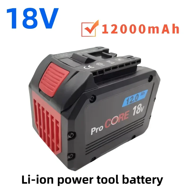 100% Original 18V 12Ah ProCORE Rechargeable Battery, for cordless tools BAT609 BAT618 GBA18V80 21700 high power 5C power cell