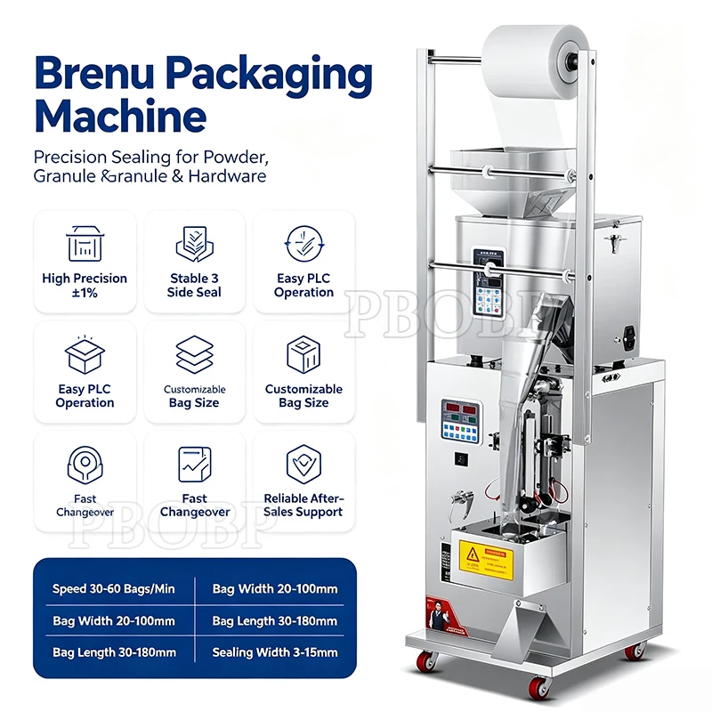 Electric Automatic Vertical Small Nitrogen Filling Packing Machine for Snack Puffed Food Potato Chips High-Accuracy