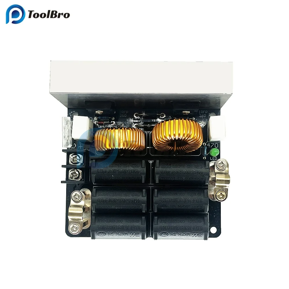 1000W 20A 12-48V ZVS Induction Heating Board 1KW High Frequency Heat Machine Module