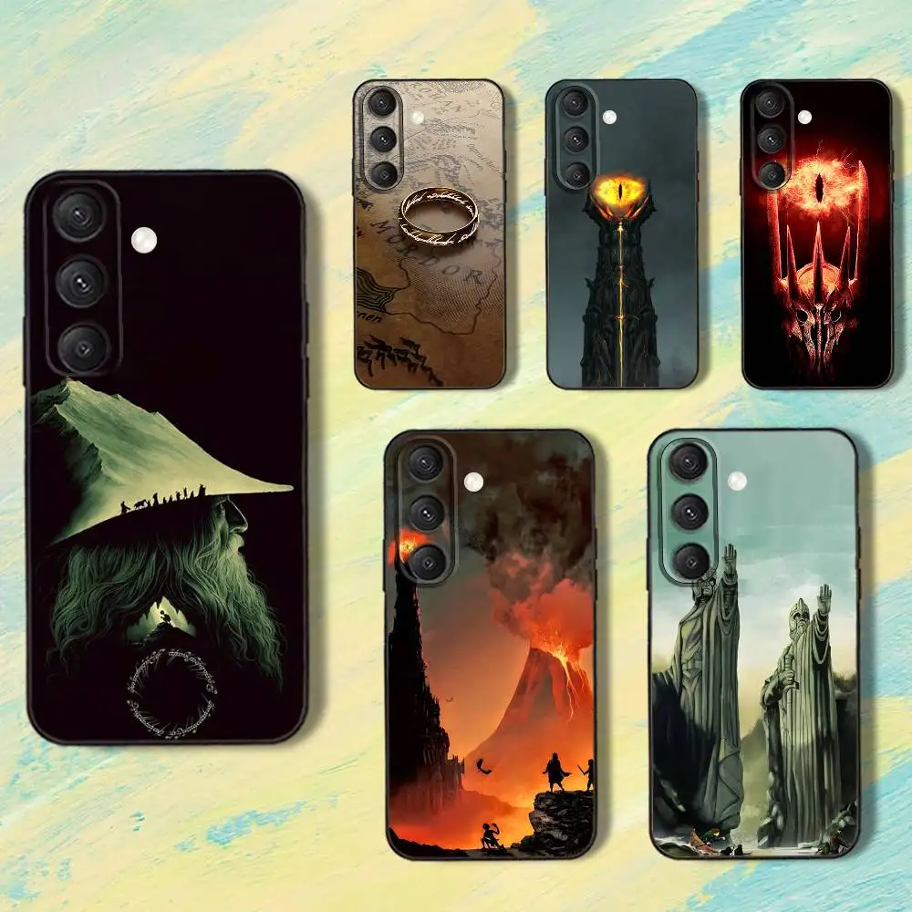 

TheS Lord of T-the Rings-es Phone Case For Samsung S25,S24,S10,S22,S21,S20,S23,Ultra,Plus,Lite,FE,Soft Silicone Black Cover