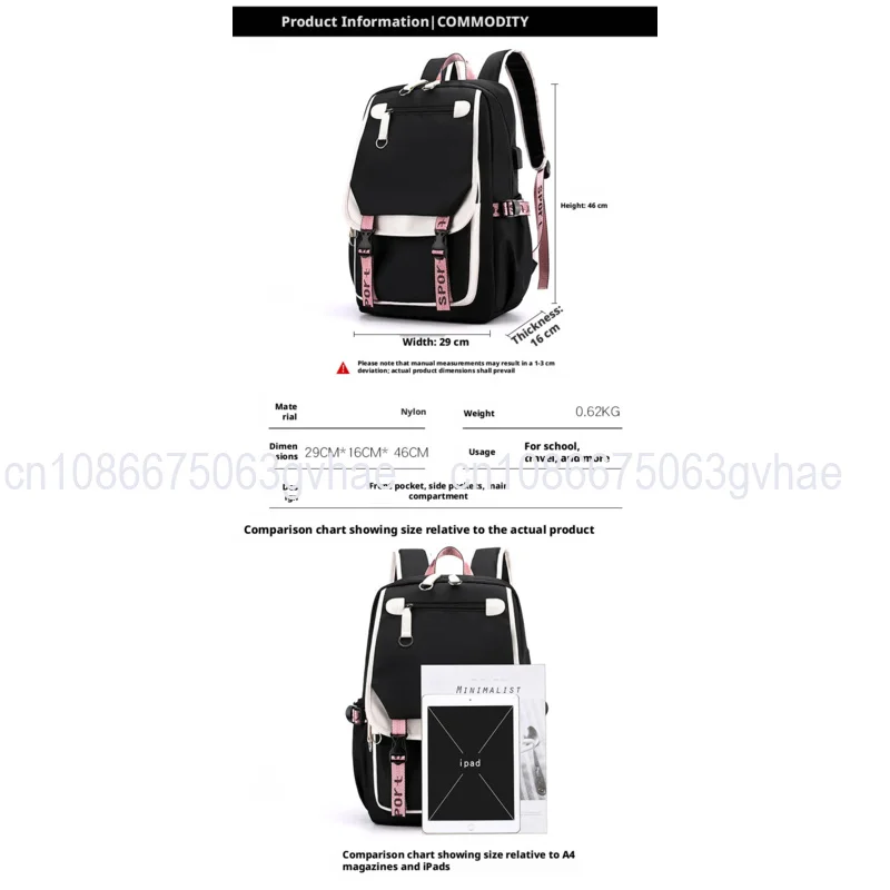 My Hero Academia Anime Print Student Backpack Lightweight Casual Daypack for Girls School Travel
