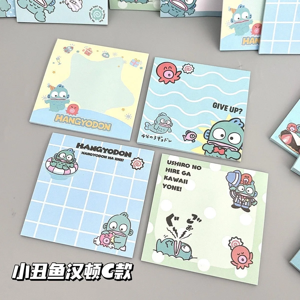 Sanrio HANGYODON  Creative Sticky Notes Can Be Used To Paste Student Stationery Supplies Cute Cartoon Gifts