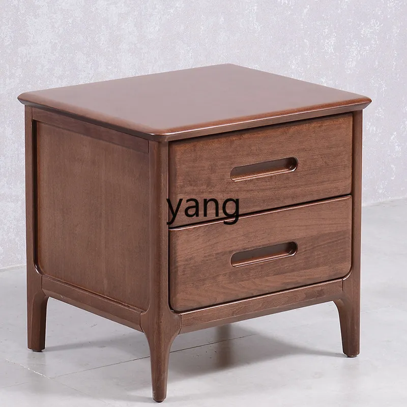 LH all solid wood beech bedside table 50cm storage drawer bedside table