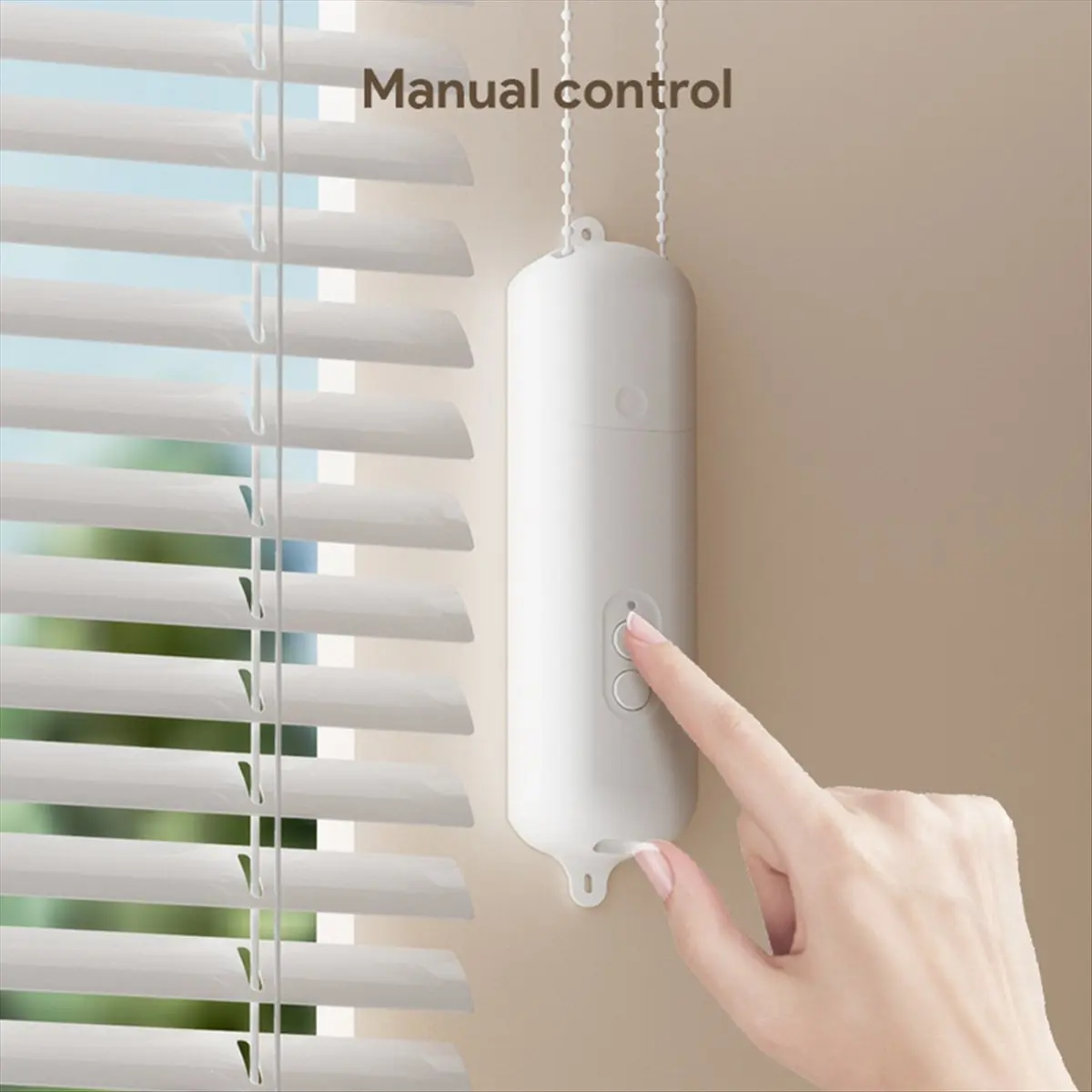 

Rechargable Roller Blind Robot Automatic Curtain Bot Motorised Shutter Opener for Assistant Voice Control