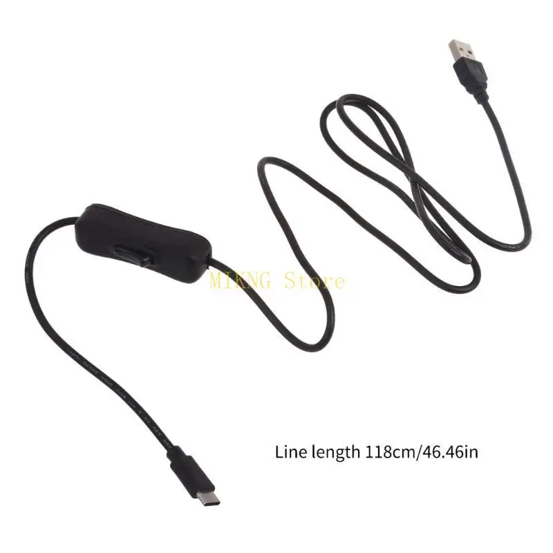 Switch alimentazione USB Tipo C MASCHIO CAVOLE USB C ESTENSIONE USB C per mini ventole DVR Migliore vendita