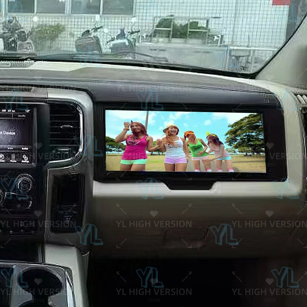 شاشة لمس سعوية مقاس 17 بوصة تعمل بنظام Android 14 CarPlay وAndroid Auto Head Unit لـ Dodge Ram 2500/3500 2014-2018 - HD Co-pilot Enterta