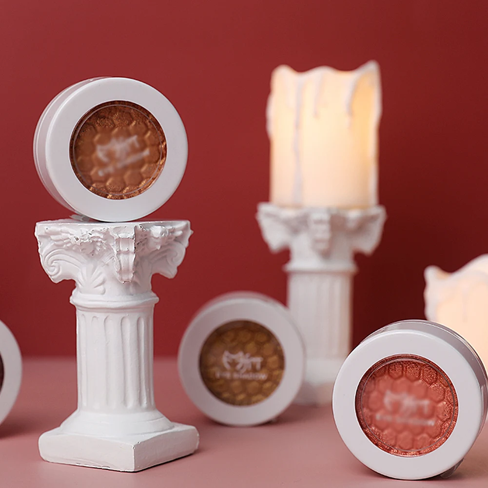 Mini Simulation Roman Columns Artificial Candle with Battery Photography Props Background for Photo Shooting Ornament Fotografia