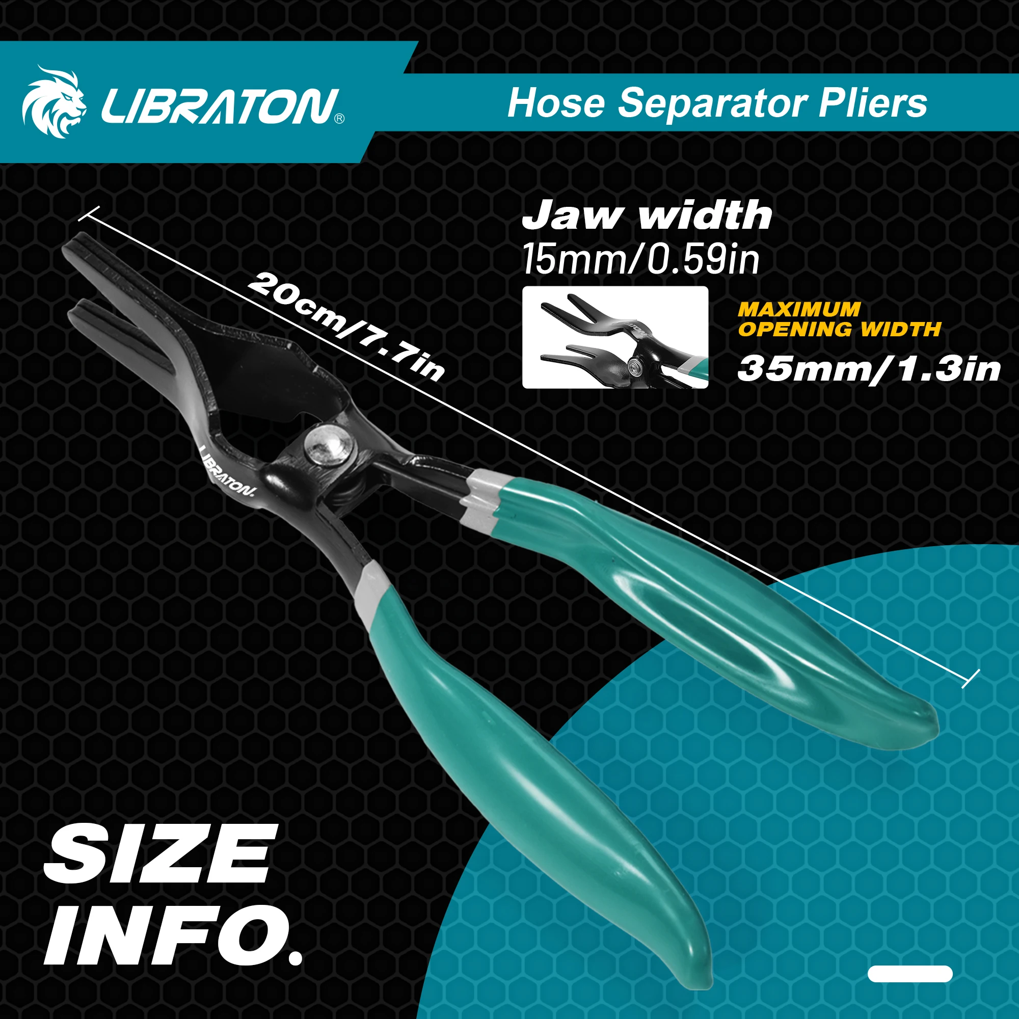 LIBRATON Hose Removal Plier 1PC, Hose Separator Plier, Pipe Repairing Tool for for Repairing for Oil&Water Hoses, Hose Remover