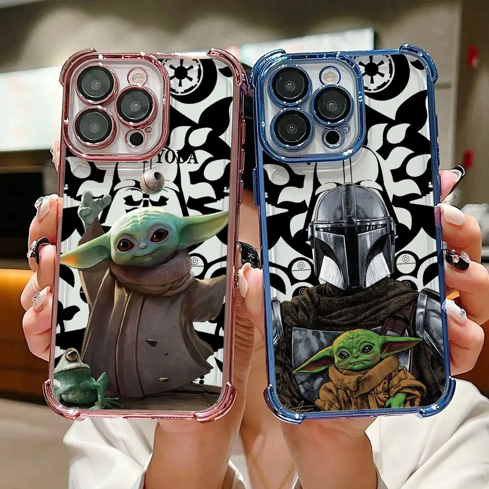 Funda S-Stars-wars Baby Yodas para Xiaomi 17T Pro 15T 14T 15 14 Poco F5 F7 F8 Ultra M7 M8 X6 X7 X8 Pro Max, funda de teléfono a prueba de golpes