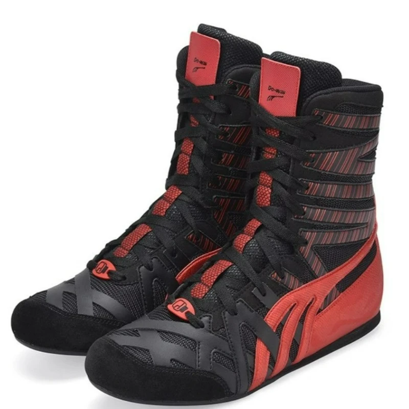 2026-classic-brand-men-women-wrestling-boots-black-white-boxing-shoes-for-mens-top-quality-fighting-boots-youth-gym-training-sho