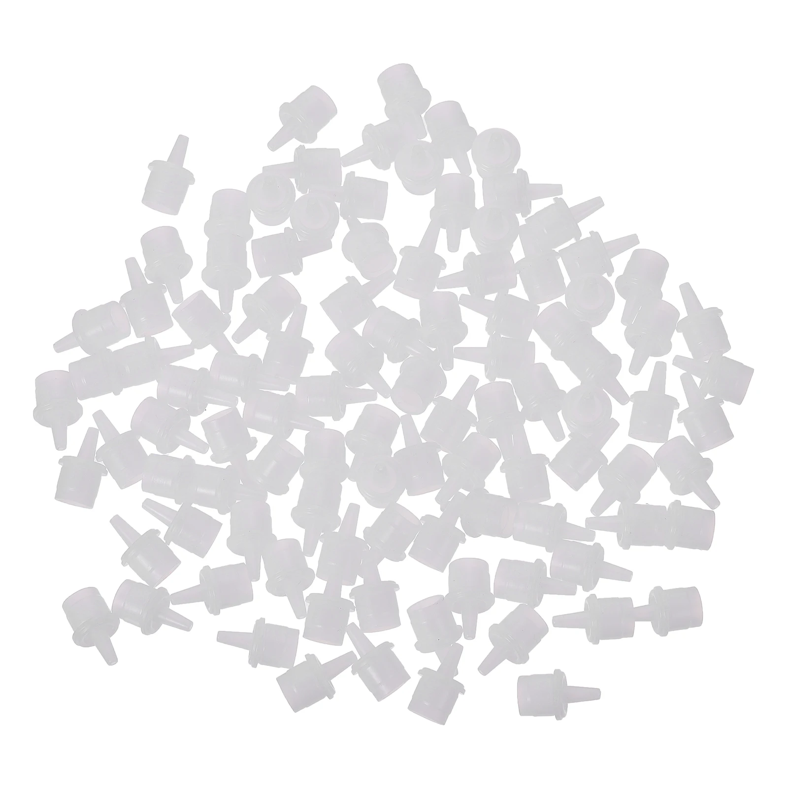 

100pcs Eyelash Glue Nozzle Replacement Cap Universal Plastic Bottle Tips Extension Supplies Beauty Salon Personal Use