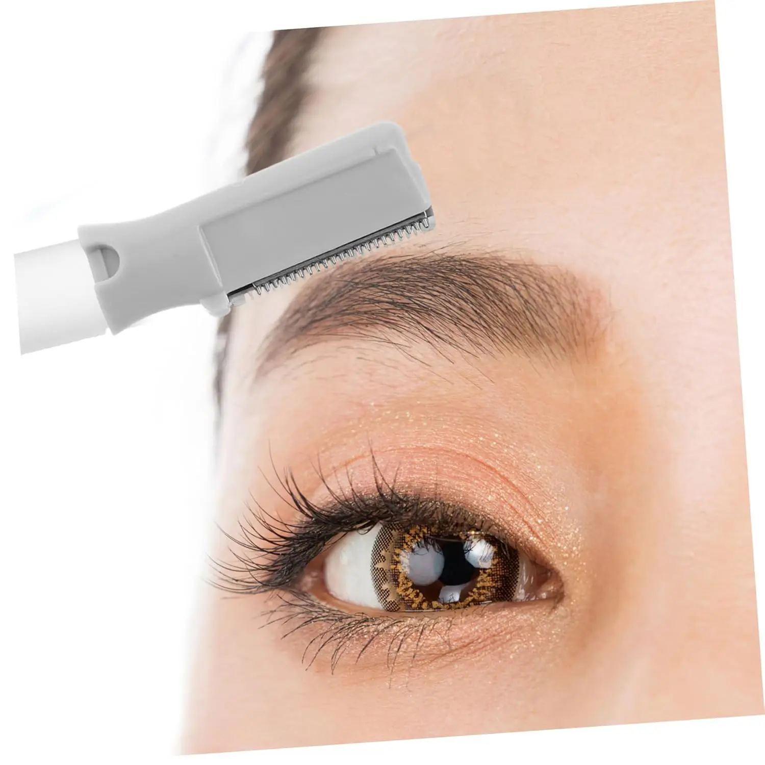 

5Pcs Replacement Blades for Eyebrow Trimmer and Facial Hair Removal Precision Grooming Heads Compatible with Men and Women Conve