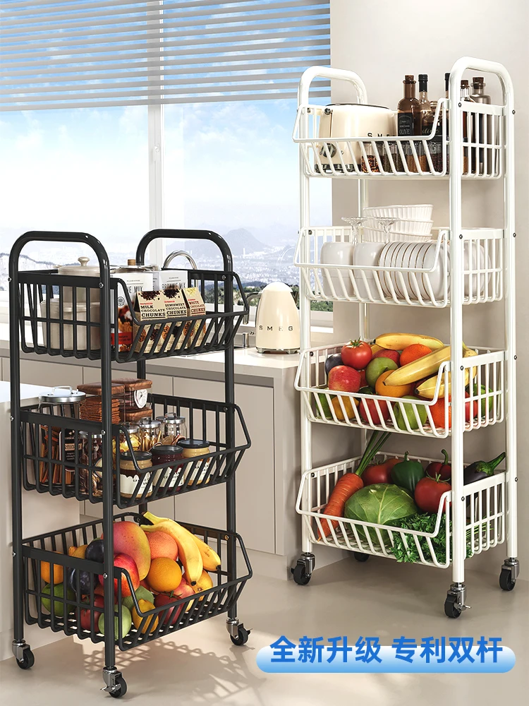 

Kitchen Trolley Storage Save Kitchen Space Kitchens Accessories Trolleys Carro De Almacenamiento Auxiliary Cart Organizer