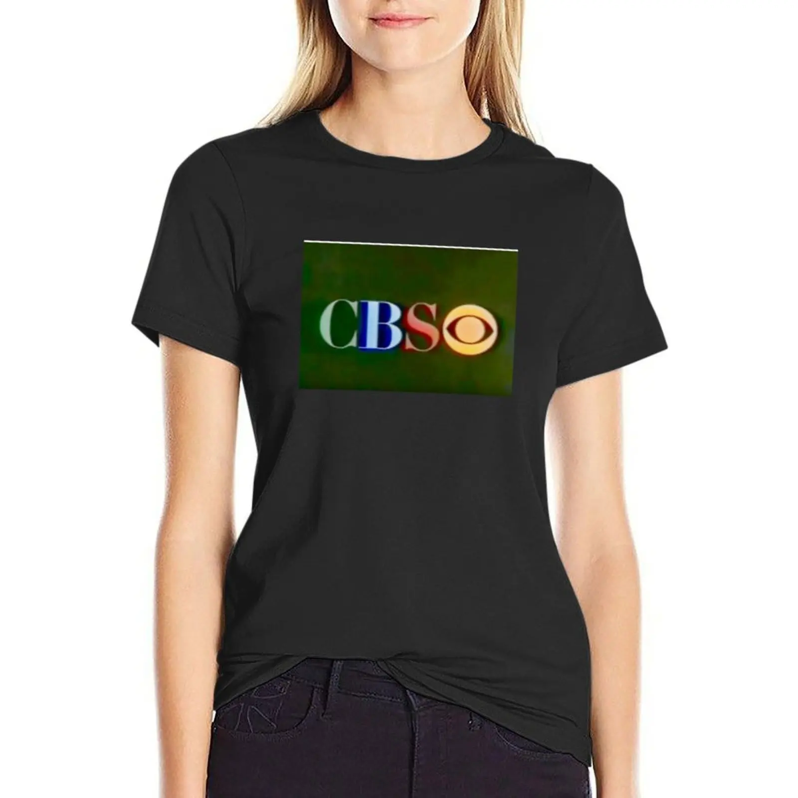 CBS Logo Late Sixties Classic T-Shirt vintage plain customs t shirt Women