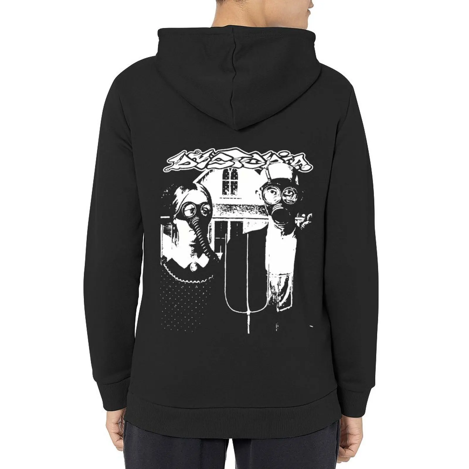 

Dystopia Crust Punk Band - American Gothic Vintage Heavy Metal, Punk, Hardcore Hoodie men's clothes oversized hoodie