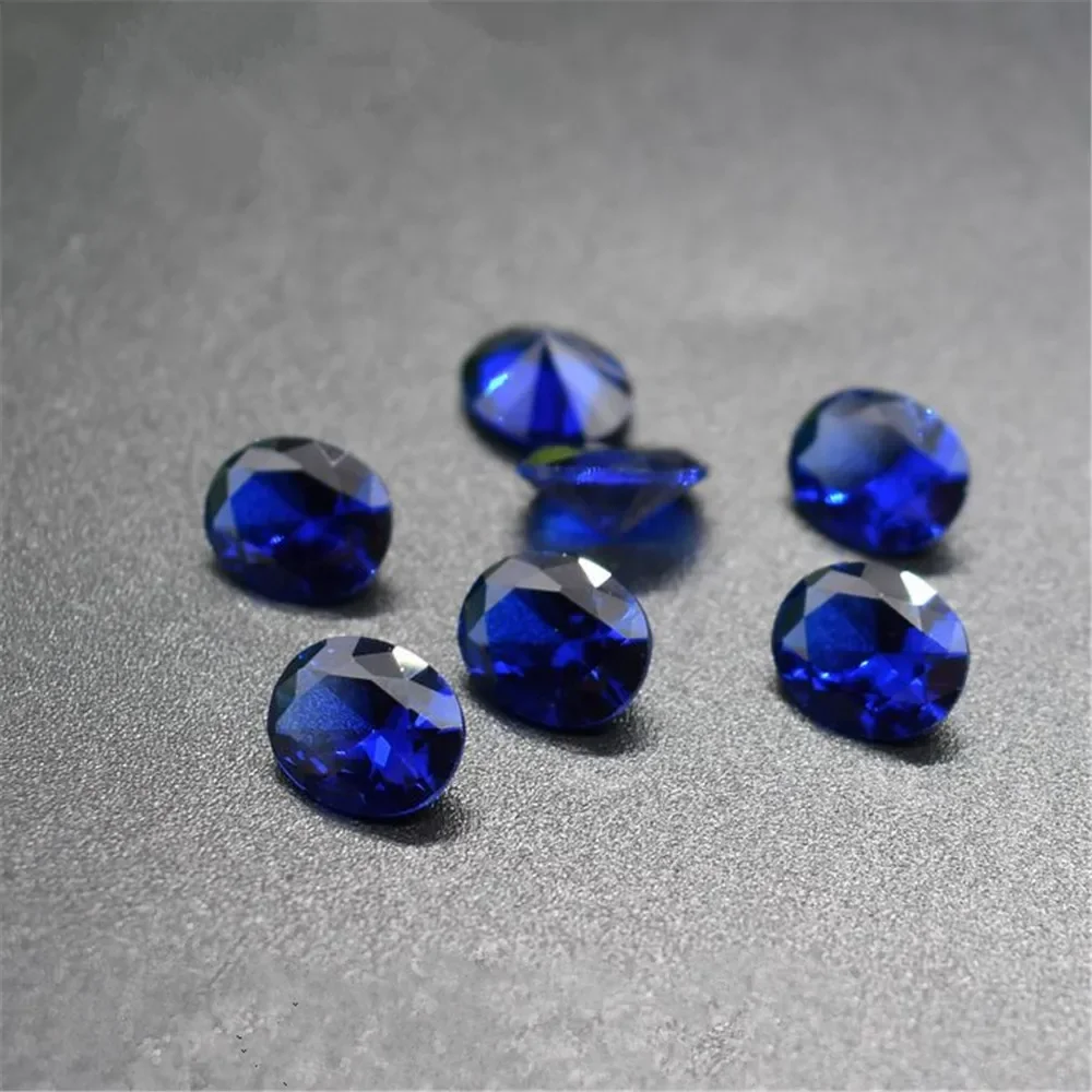 

Brilliant Cut Blue Spinel Oval Faceted Gemstone Egg Shape Blue Spinel Gem Multiple Sizes to Choose C05L