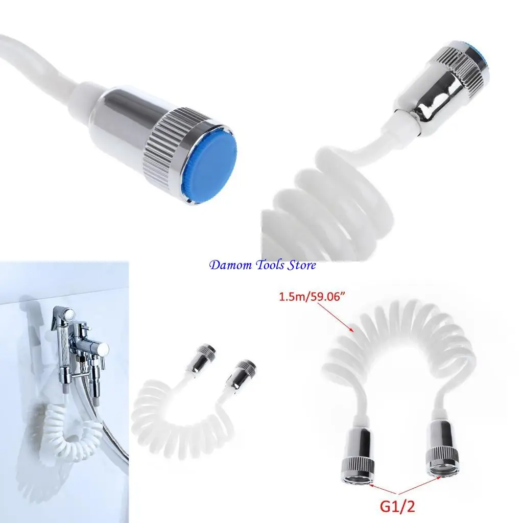 

57be Гибкий душевой шланг для водопроводной сантехнической туалет -распылитель.