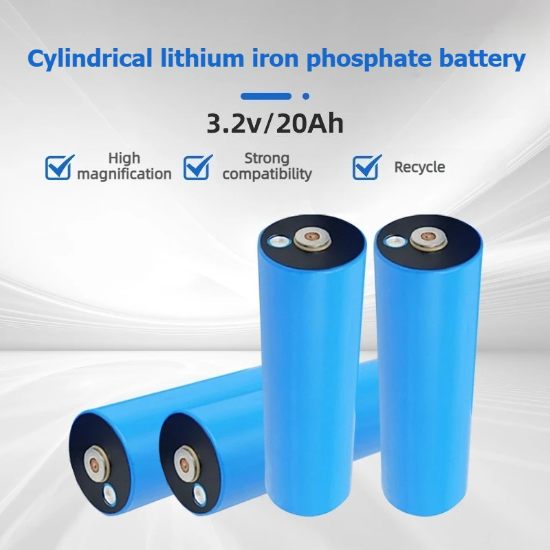 3.2V 20Ah Cylindrical LiFePo4 Lithium Battery for EVE 40135 C40 High Magnification Solar Street Light Electric Vehicles Battery