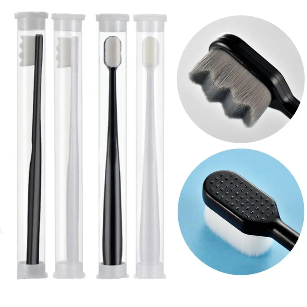 New Ultra-Fine Nano Toothbrushes Super Soft Deep Cleaning Manual Toothbrush Oral Care Portable Micro Soft Tooth Brush Men