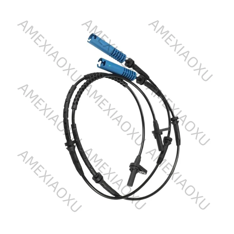 New 2pcs Car ABS Wheel Speed Sensor Front Left Right 34526771708 For BMW 745i 750i 760i E65 E66 E67 AMEXIAOXU