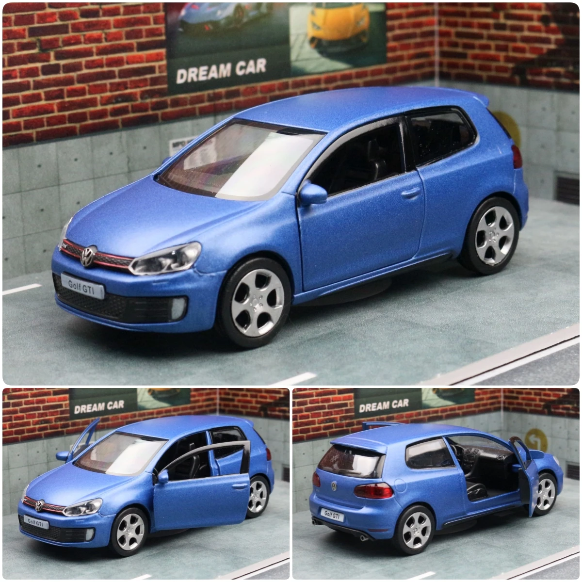 1/36 Volkswagen Golf GTI RMZ City Toy Car Diecast Miniature Model