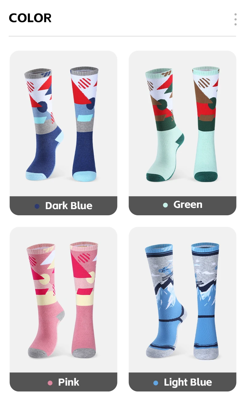 WEST BIKING Thermosocken aus Merinowolle für Jungen und Mädchen, feuchtigkeitsableitend, verdickt, warm, Ski, Wandern, Dämpfung, Kompressions-Sportsocken – Detail 12