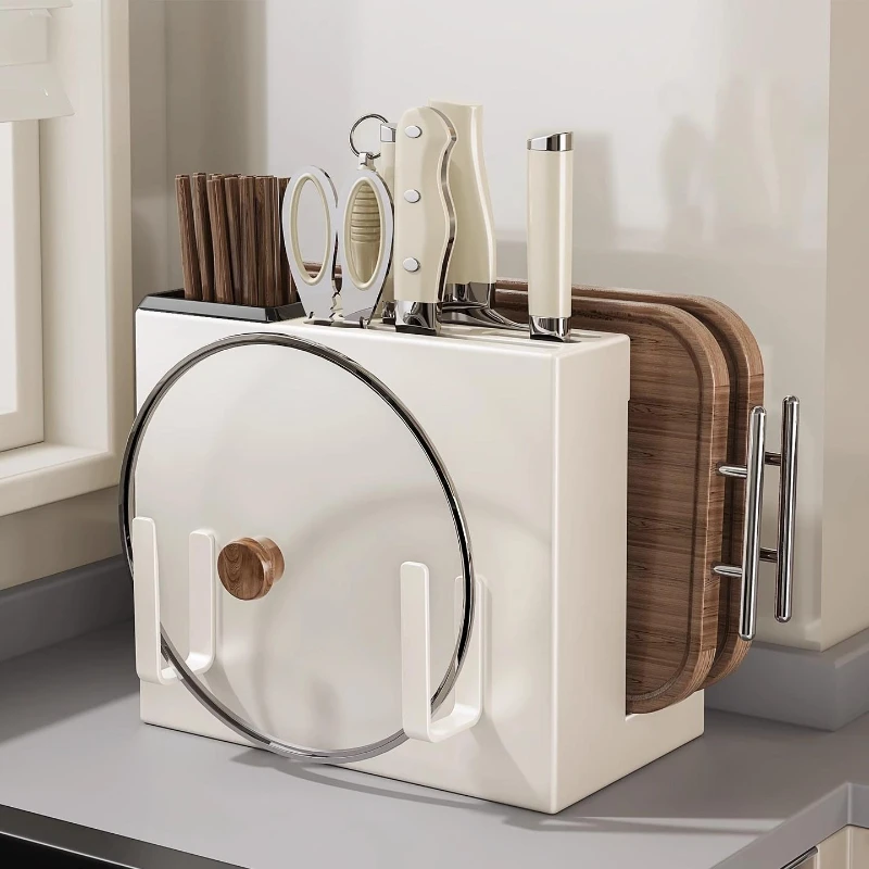 

Термостойкий держатель для ножей, безопасный, из прочных материалов, практичный выбор, кухонные принадлежности, Suporte Para Facas XY40DJ