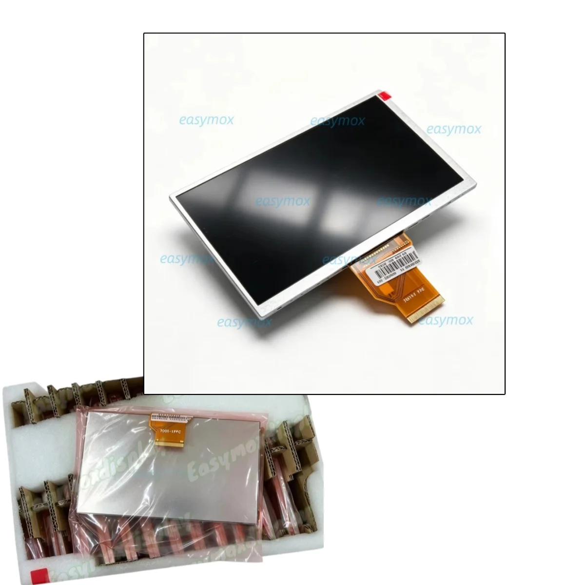 7 Inch AT070TN92 AT070TN90 LCD Display High Brightness Car Navigation Screen Replacement